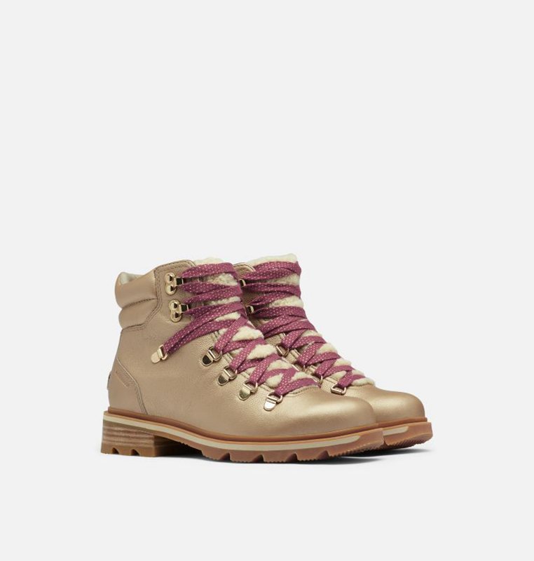 Sorel Dam Stövlar Khaki - Lennox™ Hiker Lux Mid - QRO-469578